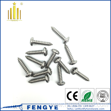 DIN7891 stainless steel pan head tapping screw